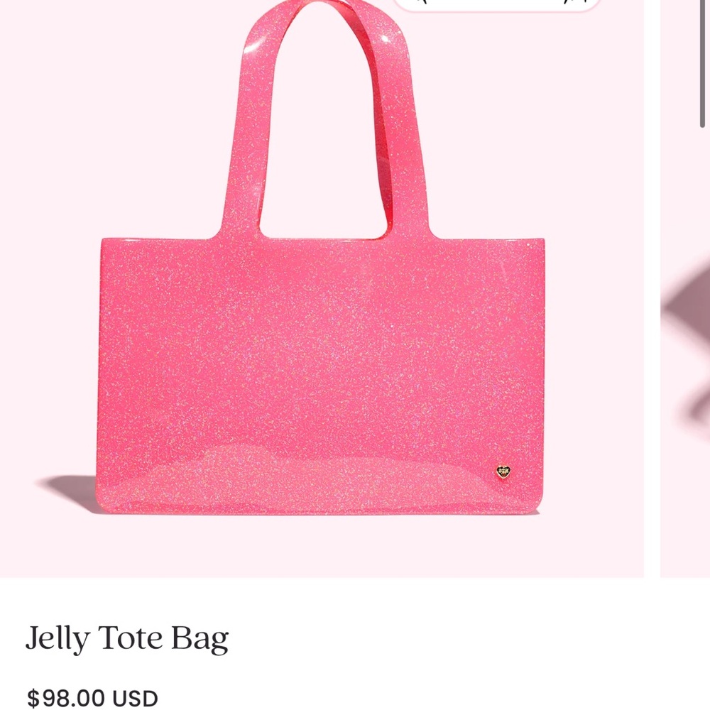 BRAND NEW TAGS ON STONEY CLOVER LANE BUBBLEGUM JELLY SPARKLE TOTE